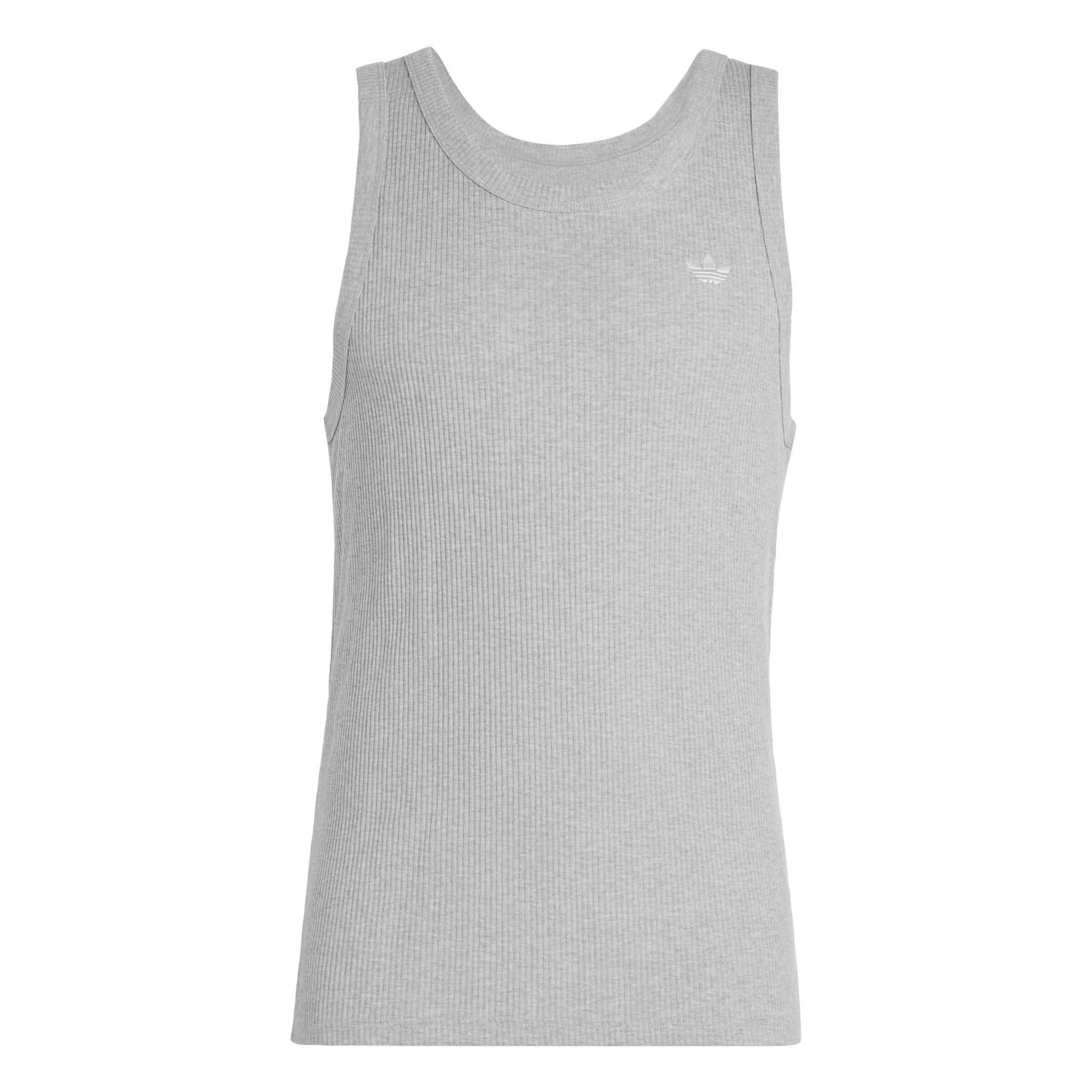 T-Shirt 'Trefoil Essentials' ADIDAS ORIGINALS en gris : devant