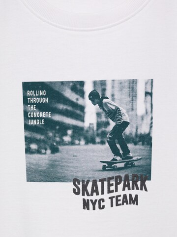 MANGO KIDS T-Shirt 'TEAM' in Beige