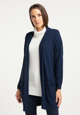 Cardigan DreiMaster Klassik en bleu : devant