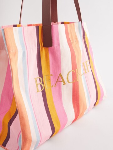 Next Beach bag in Pink