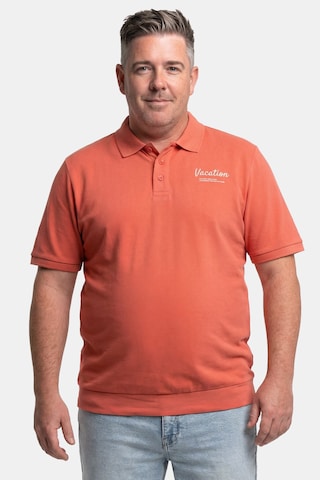 Men Plus Shirt in Oranje: voorkant