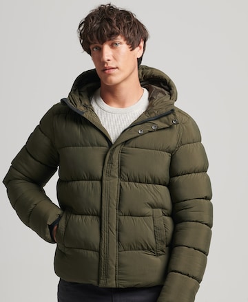 Superdry - Casaco de inverno em verde: frente