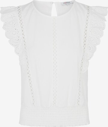 Morgan Blouse in White: front