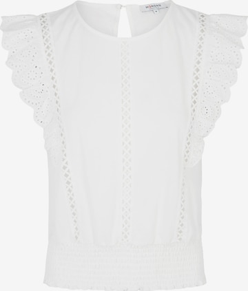 Morgan Blouse in White: front