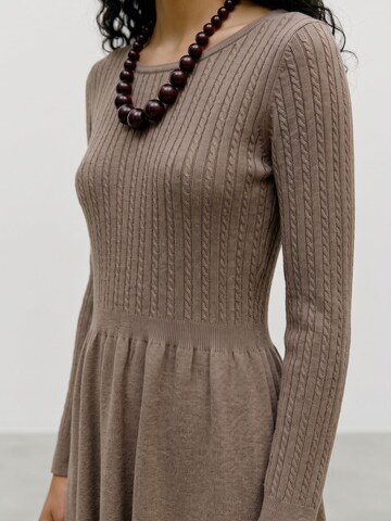 VERO MODA Knitted dress in Grey