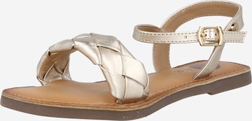 GIOSEPPO Sandals 'KNIN' in Gold: front
