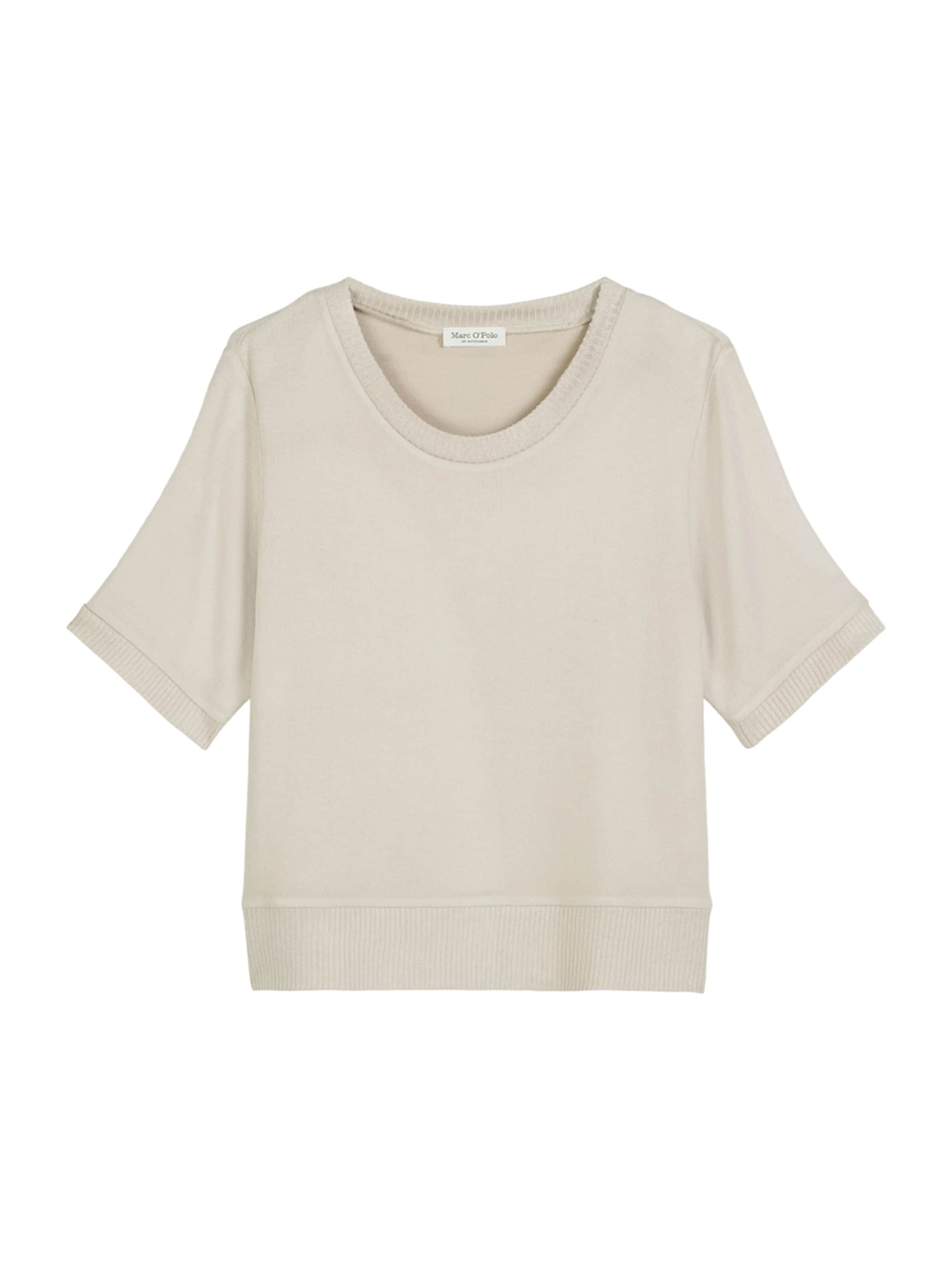 Marc O'Polo Slaapshirt ' Soft Knit ' in Beige: voorkant