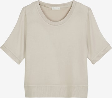 Chemise de nuit ' Soft Knit ' Marc O'Polo en beige : devant