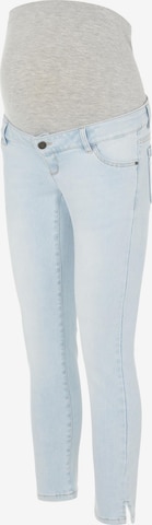 MAMALICIOUS Slimfit Jeans 'Joliet' in Blauw: voorkant