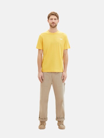 T-Shirt TOM TAILOR en jaune