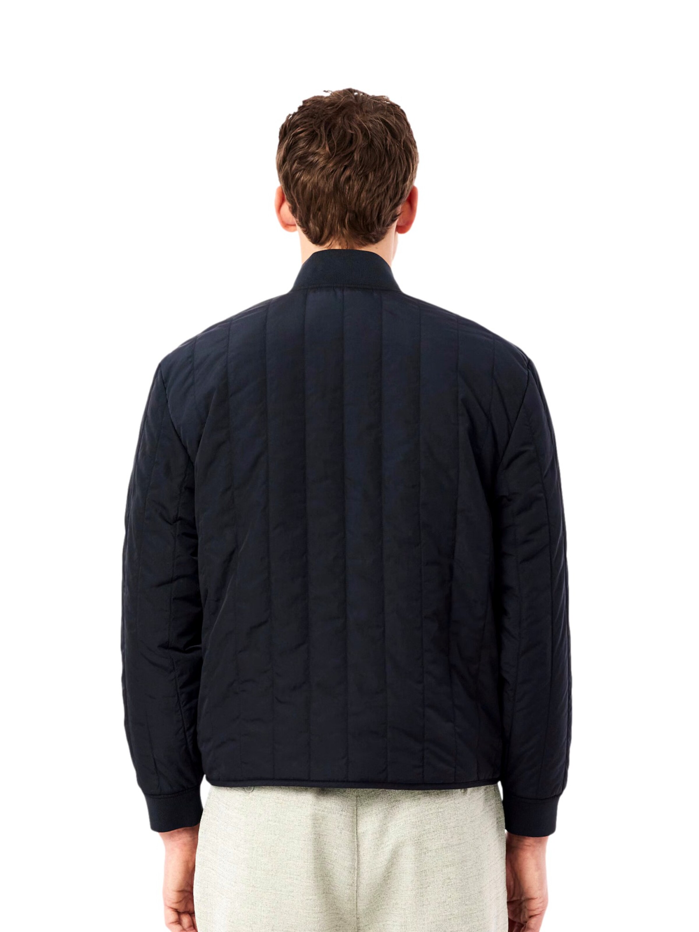 Veste mi-saison LACOSTE en noir