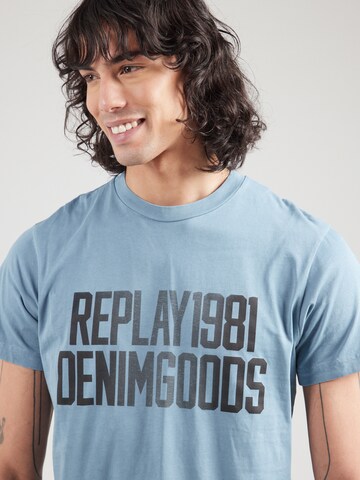 Tricou de la REPLAY pe albastru