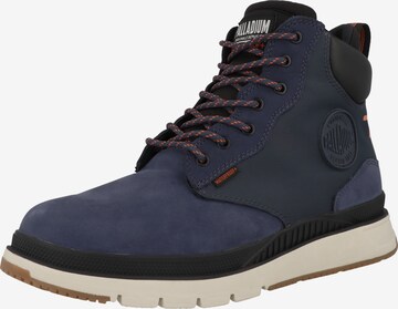 Palladium Lace-Up Boots in Blue: front