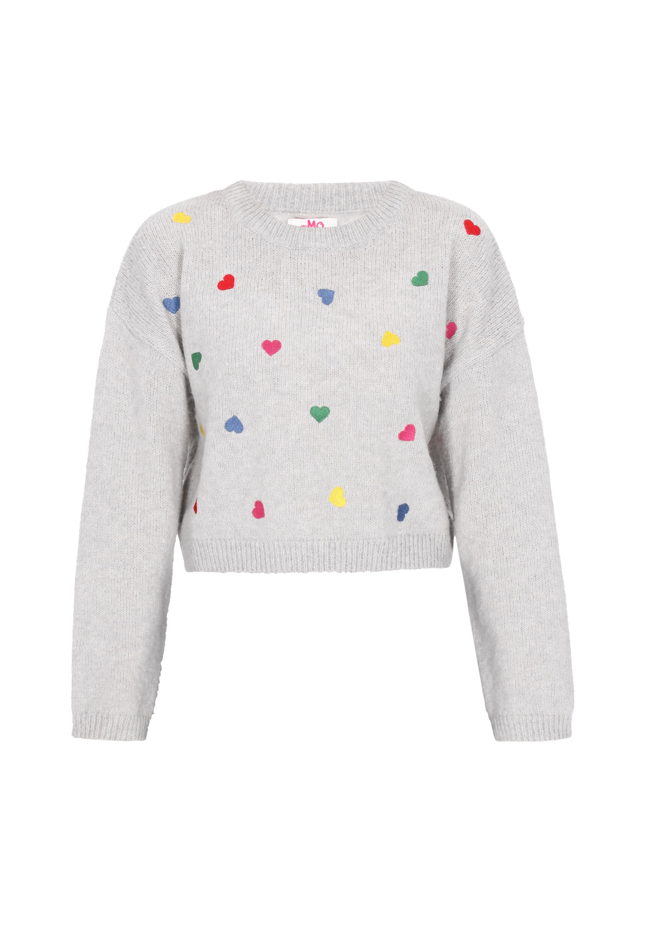 MYMO Oversize pulóver 'Young Fashion' - szürke: elől