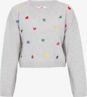 MYMO Oversized neulepaita 'Young Fashion' värissä harmaa: etupuoli