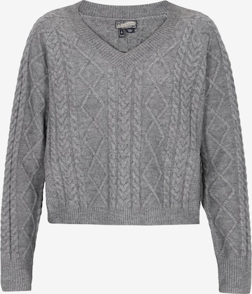 Pull-over DreiMaster Vintage en gris : devant