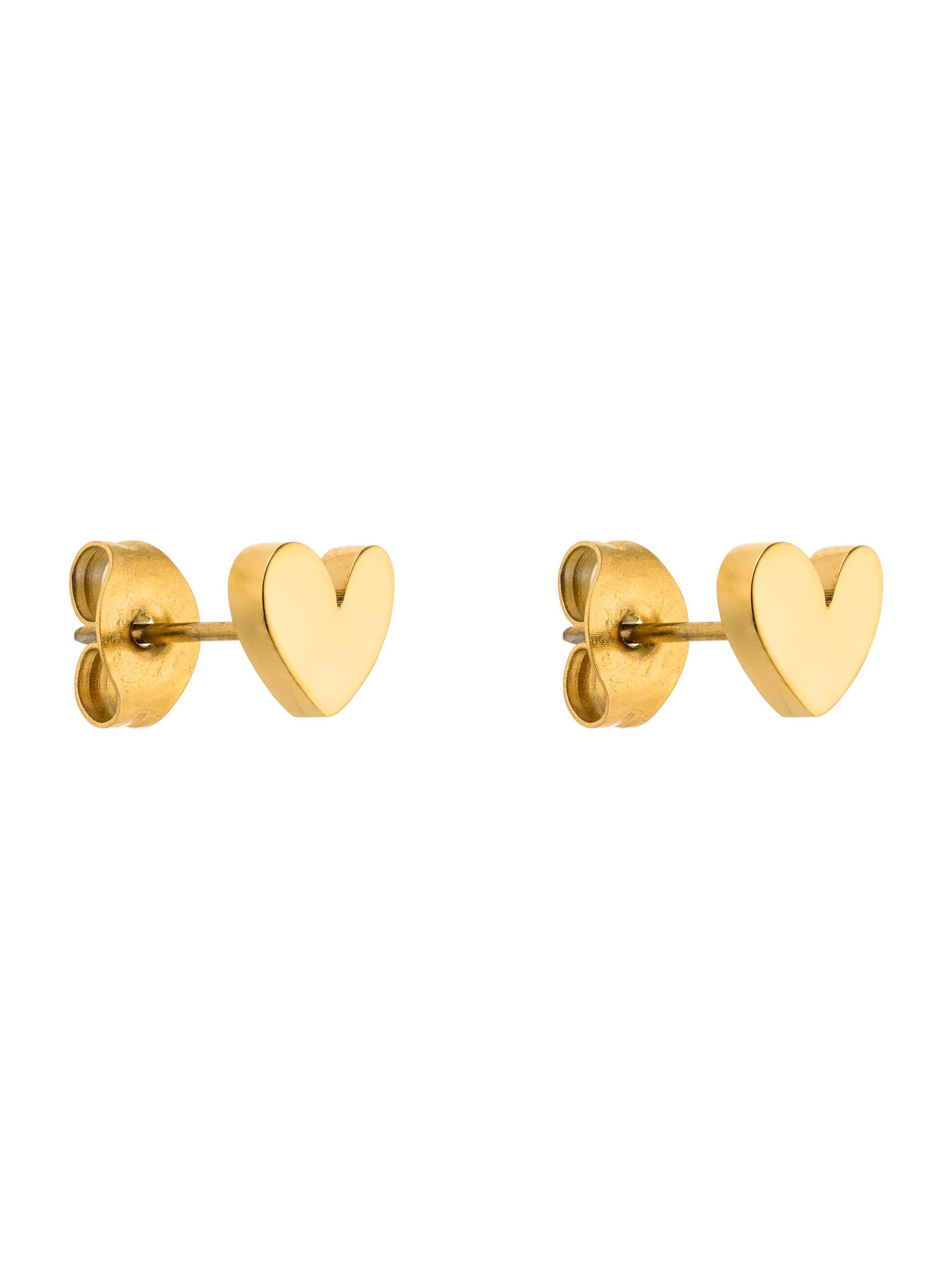 PURELEI Earrings 'Tiny Heart' in Gold: front