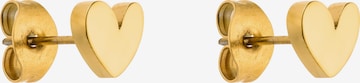 PURELEI Ohrringe 'Tiny Heart' in Gold: Vorderseite