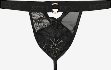 Slip ' Pure Seduction ' WOH en noir : devant