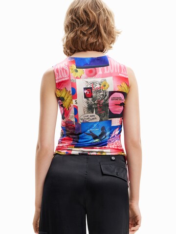Desigual Топ 'CRASH' в розово: отзад
