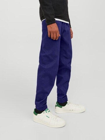 Jack & Jones Junior Tapered Byxa 'JPSTGordon JJDave' i blå