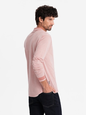 T-Shirt 'OM-POLS-0129' Ombre en rose