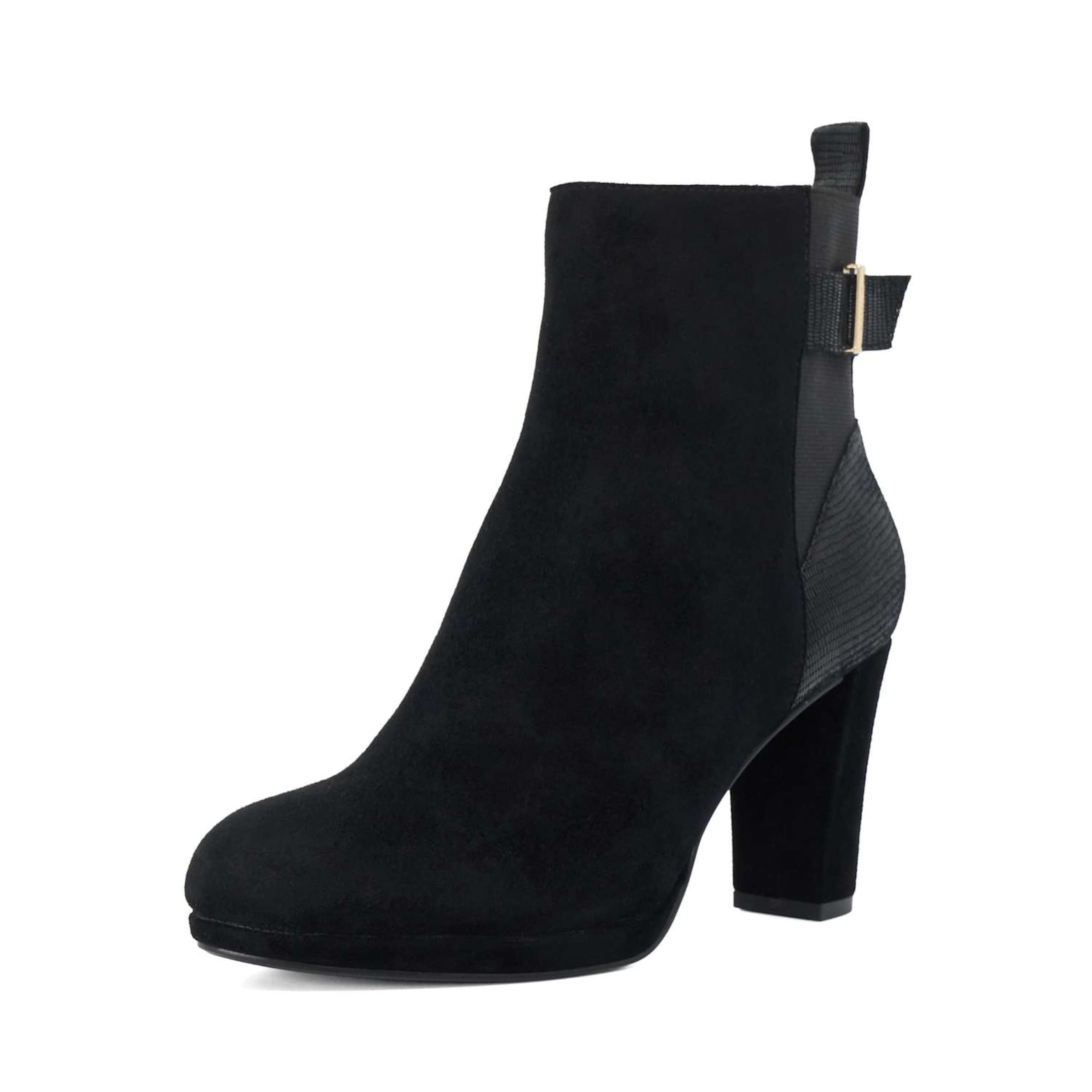Bottines 'Olens' Dune LONDON en noir : devant