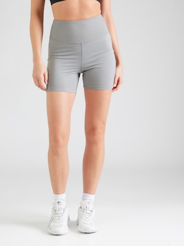 pilka Reebok Siauras Sportinės kelnės 'LUX PEACHED': priekis