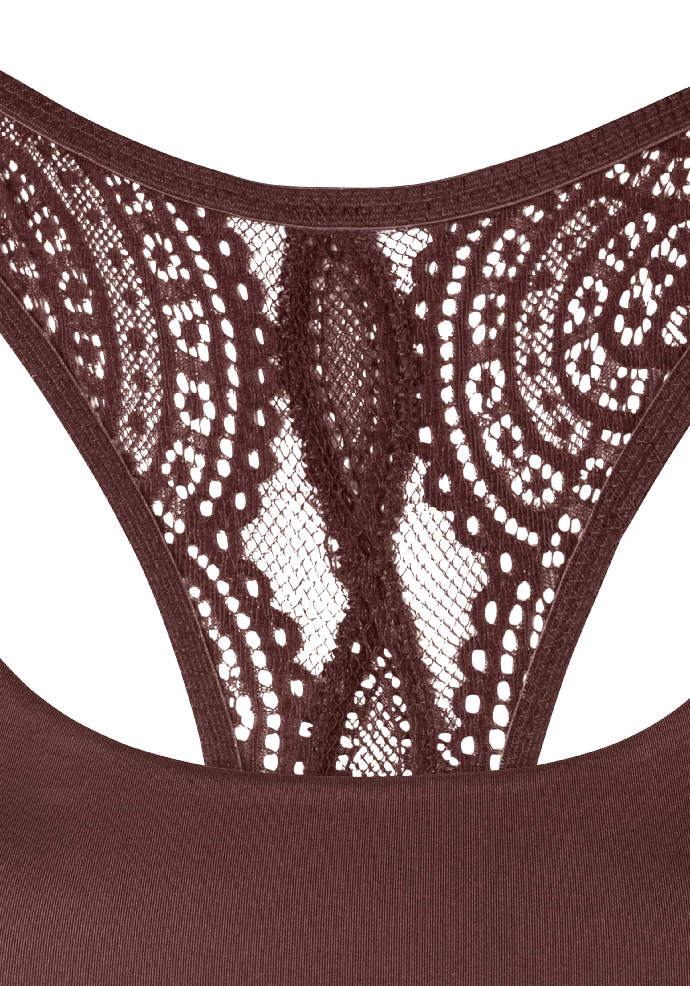 LASCANA Korzet Podprsenka - Hnedá