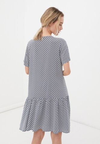 Finn Flare Sommerkleid 'Print' in Blau