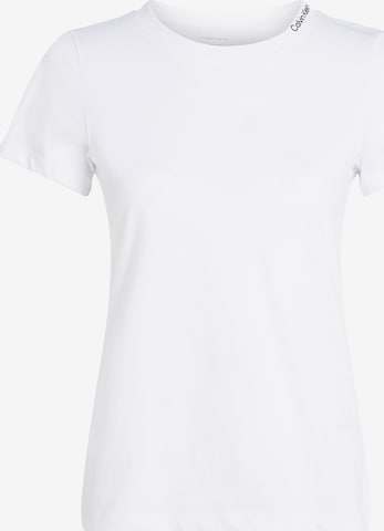 T-shirt 'ELASTIC T' Calvin Klein Jeans en blanc : devant