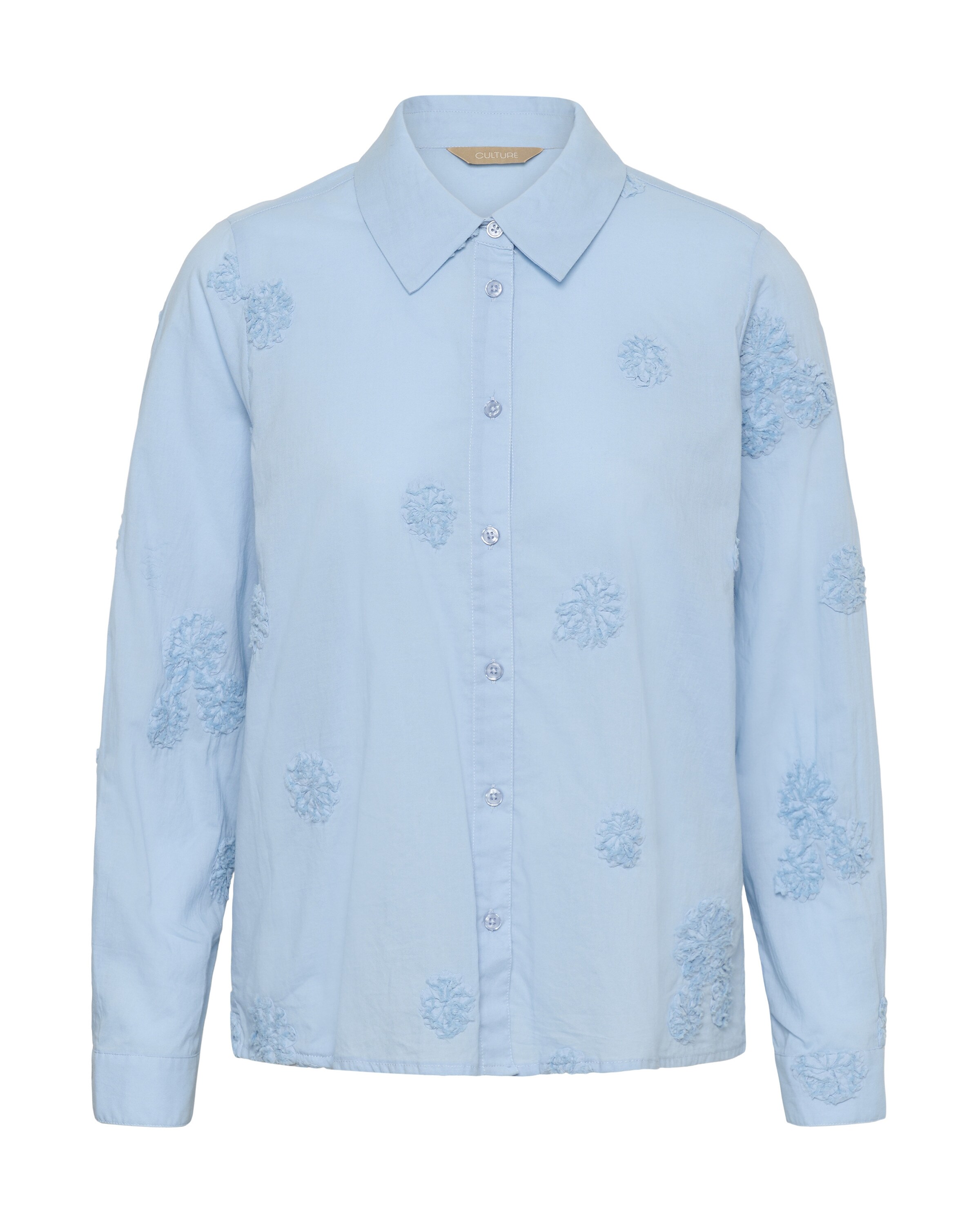 CULTURE Bluse in Blau: Vorderseite