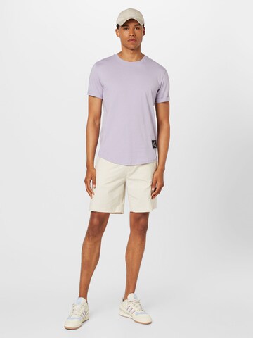 Calvin Klein Jeans Тениска в лилав