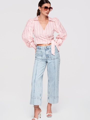 Ombre Bluse‌‌‌‌ in Pink