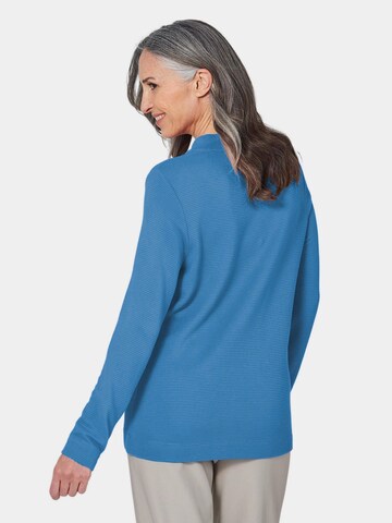 Goldner Sweatshirt in Blau