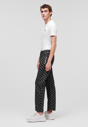 Karl Lagerfeld Normální Kalhoty – černá