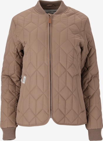 Weather Report Athletic Jacket 'Piper' in Brown: front