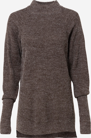 ICHI Sweater 'MARAT' in Brown: front