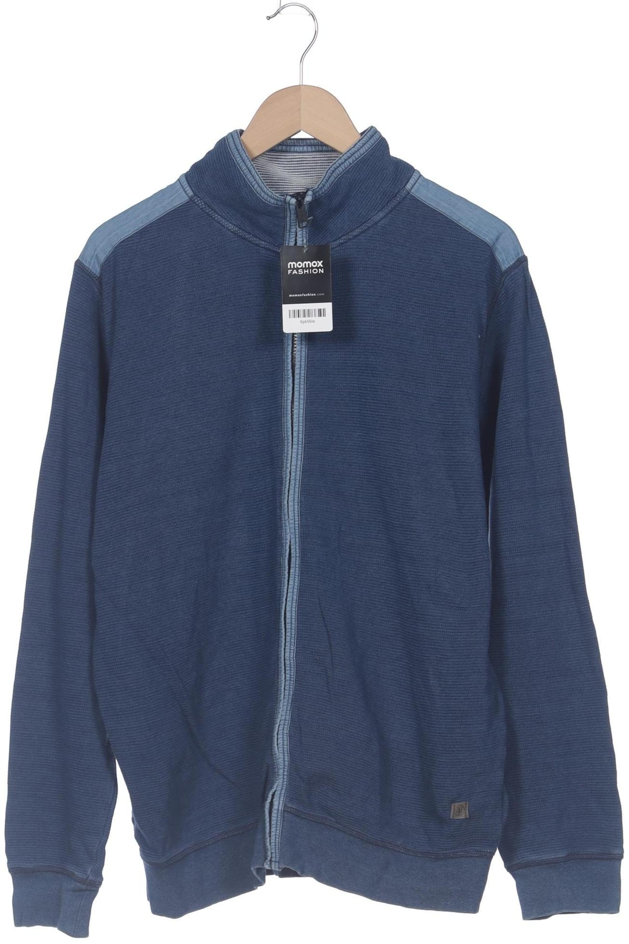 Marc O'Polo Sweatshirt & Zip-Up Hoodie in XL in Blue: front