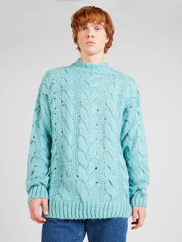 TOPMAN Sweter 'Floria' w kolorze niebieski: przód