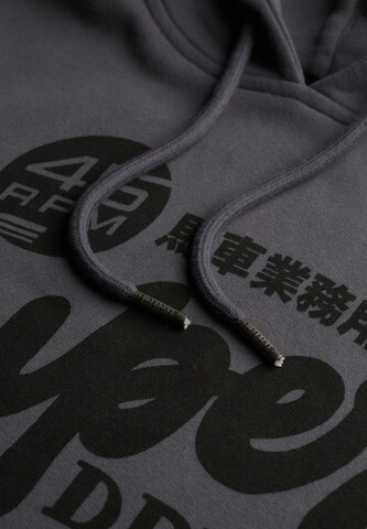 Superdry & Co Mikina 'Records' - Sivá