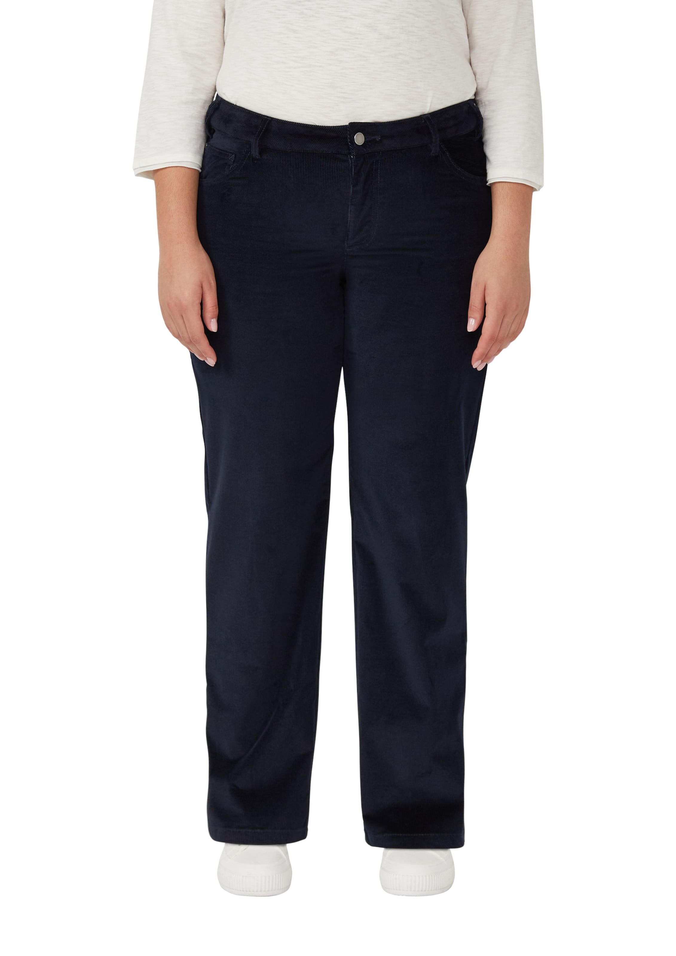 Regular Pantalon s.Oliver en noir : devant