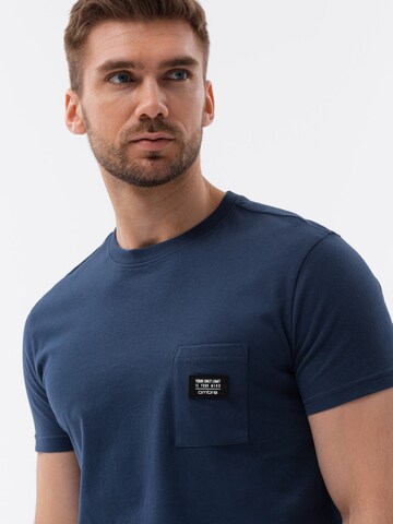 Ombre Shirt 'S1735' in Blauw
