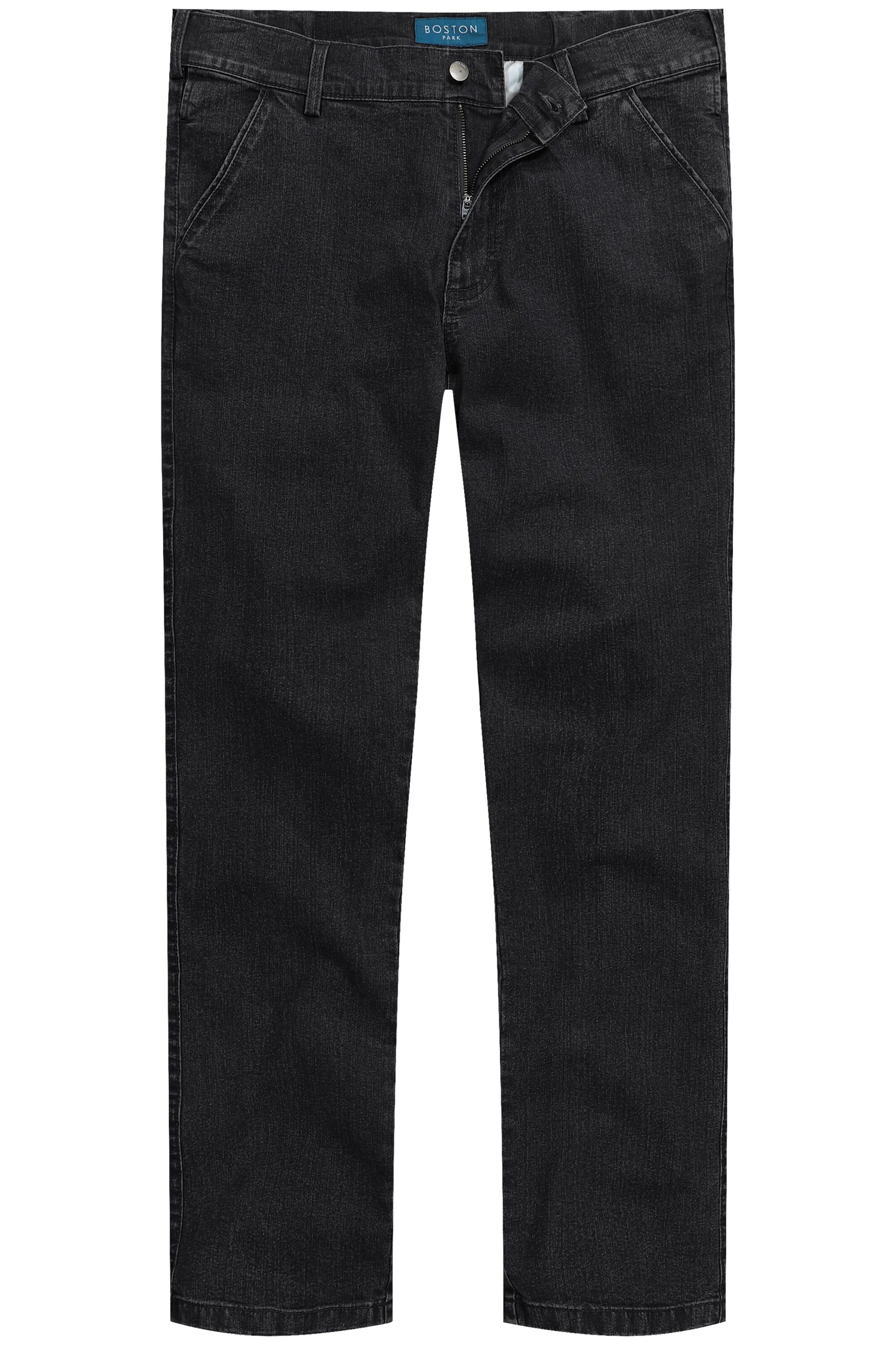 Boston Park Regular Jeans in Black: front