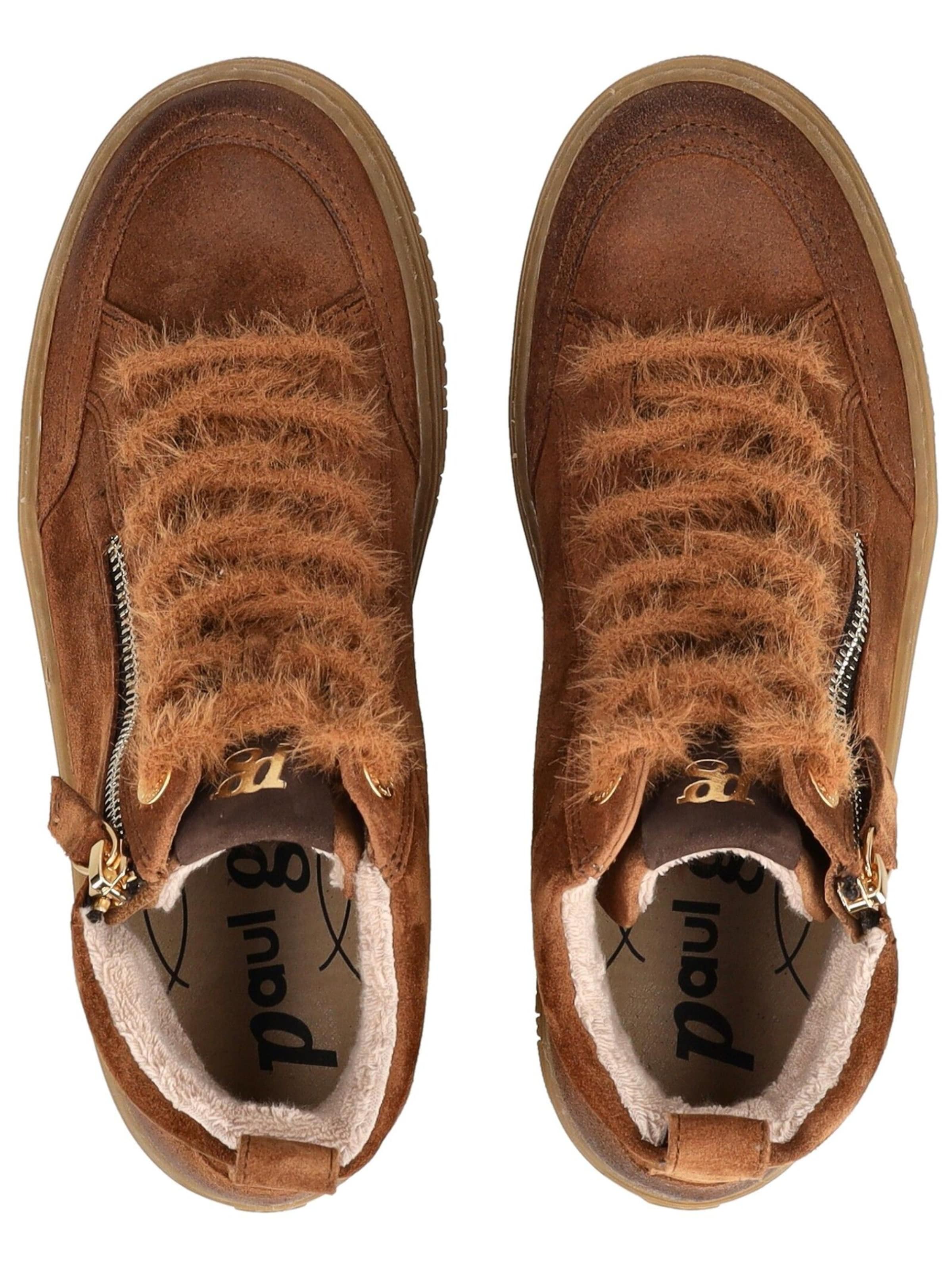 Paul Green Schnürstiefelette in Braun