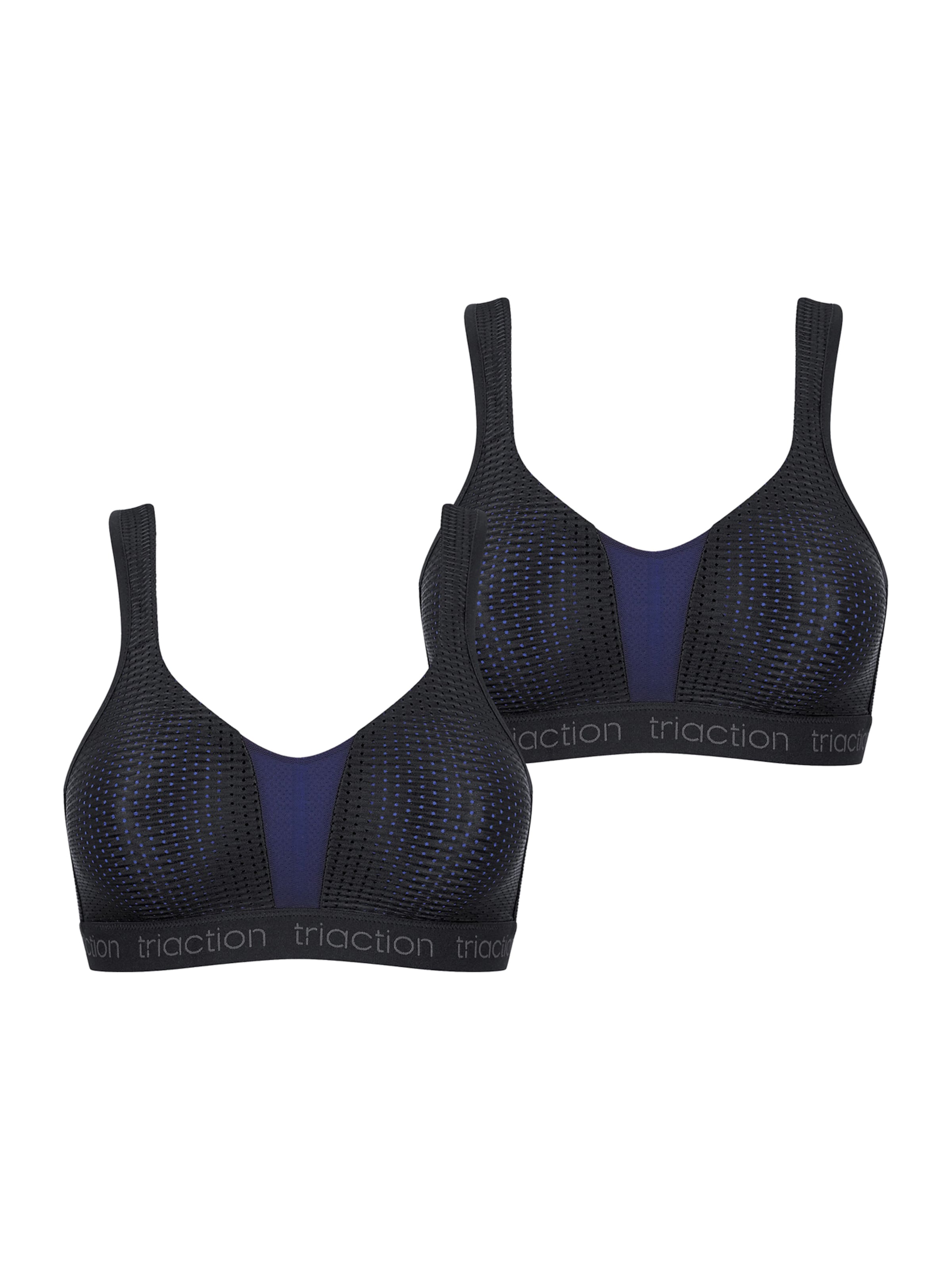 Bustier Soutien-gorge de sport ' Triaction Energy Lite ' TRIUMPH en noir : devant