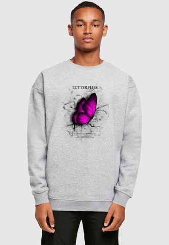 Merchcode Sweatshirt in Grau: Vorderseite