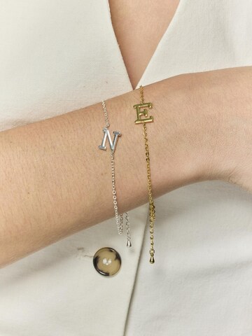 Braccialetto 'Alphabet E' di Luxenter in oro