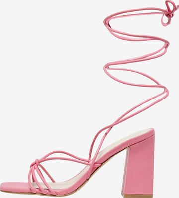 ONLY Sandals 'Alyx' in Pink: front