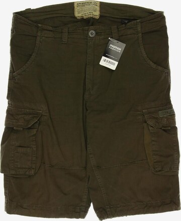 ALPHA INDUSTRIES Shorts in 34 in Brown: front